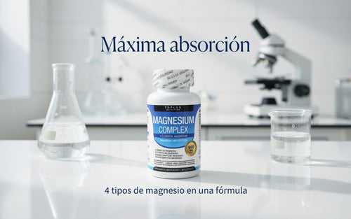 Magnesio Complex 600MG | Sueño Profundo + Menos Calambres + Más Energía
